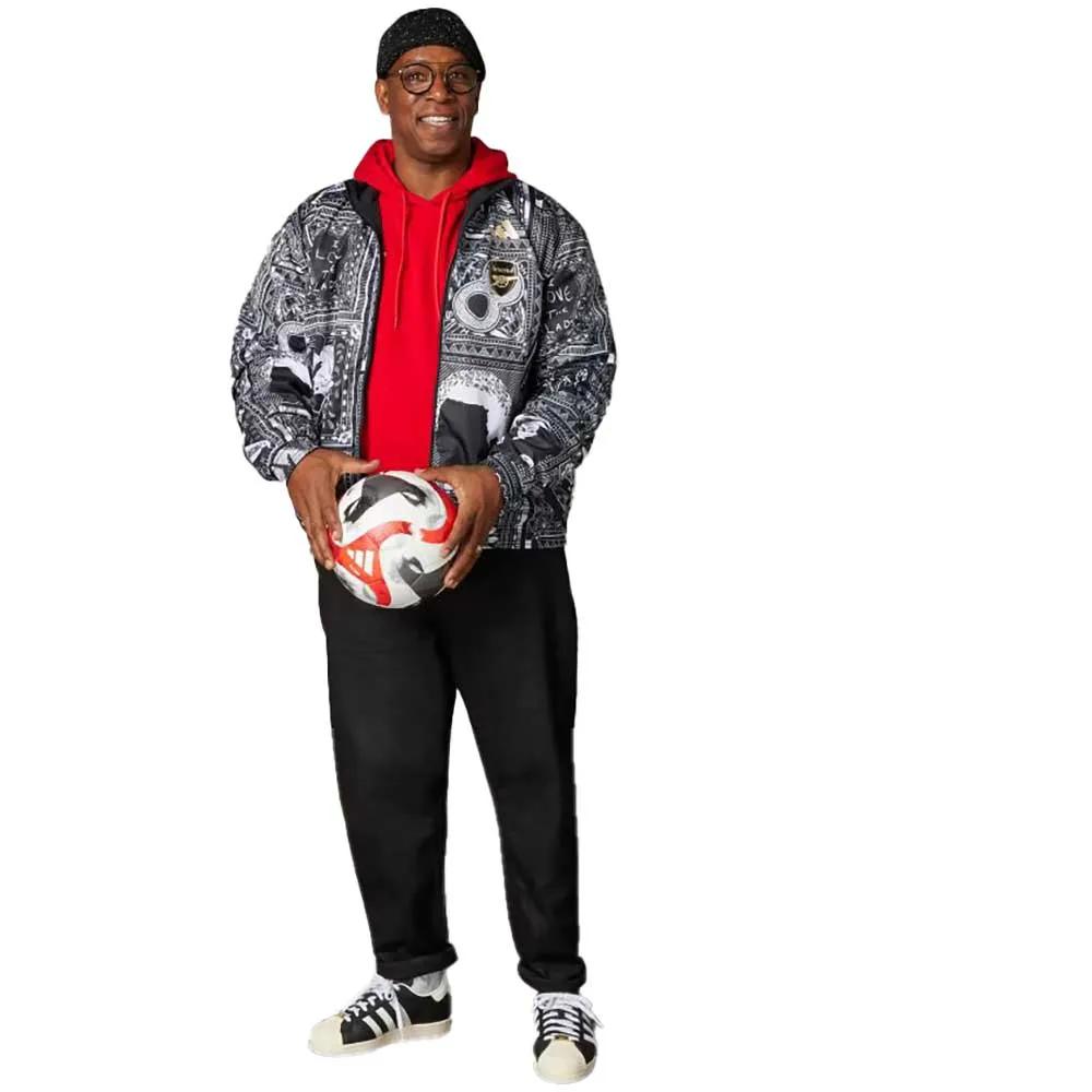 Men's Arsenal Ian Wright Anthem Jacket - Black