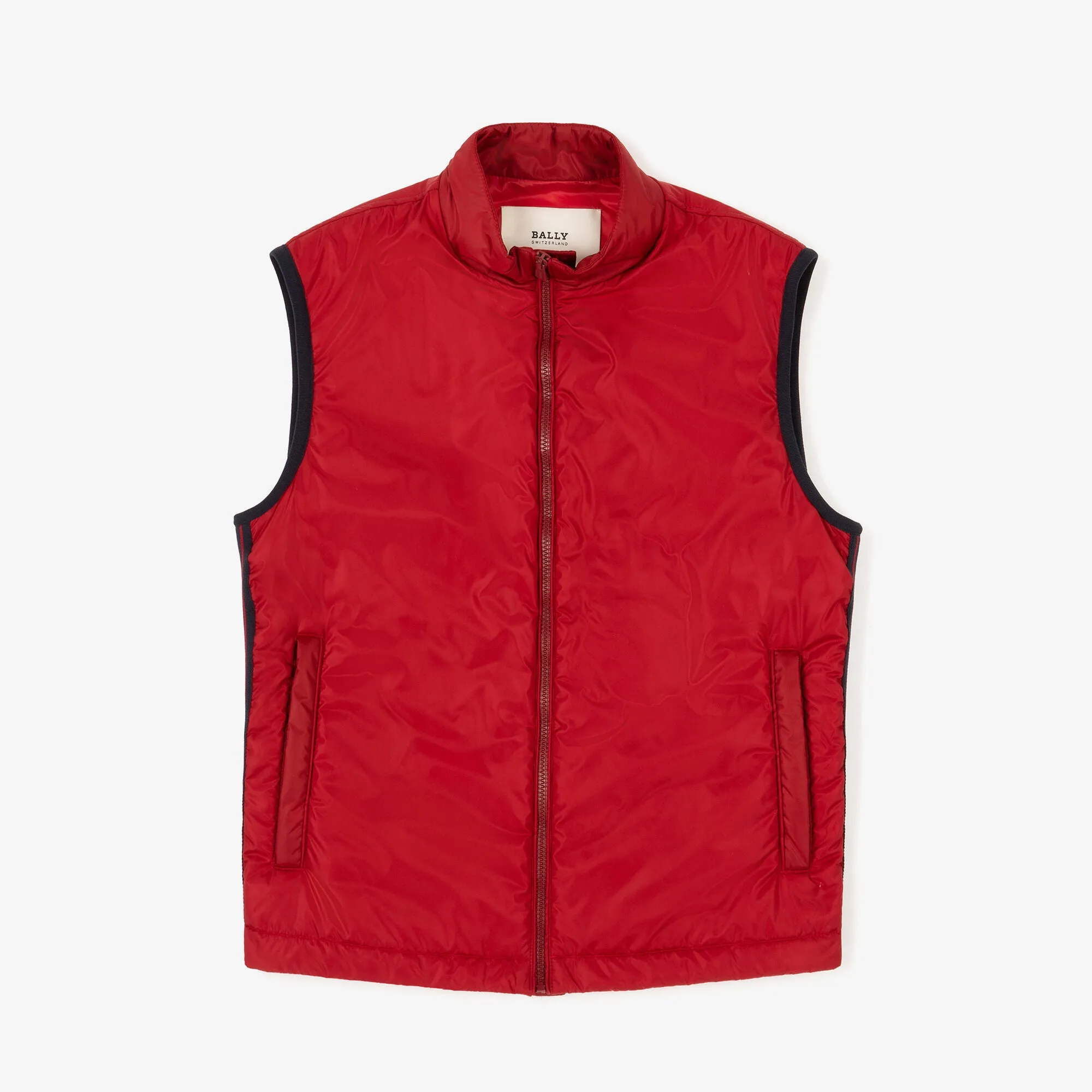 Men's Bally Side Logo Vest, Ink