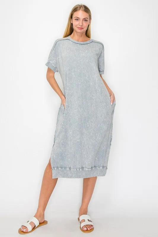 Mineral Wash Dress