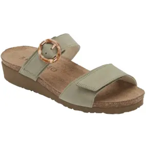 Naot Anabel Slide Wedge Sandal Sage Nubuck (Women's)