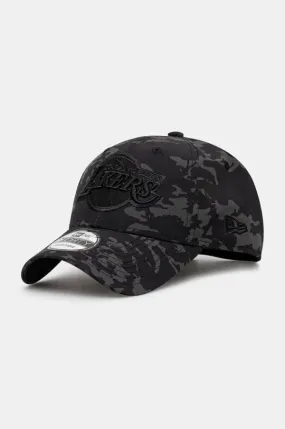 New Era baseball cap TONAL CAMO AOP 9FORTY LOS ANGELES LAKERS black color 60565359