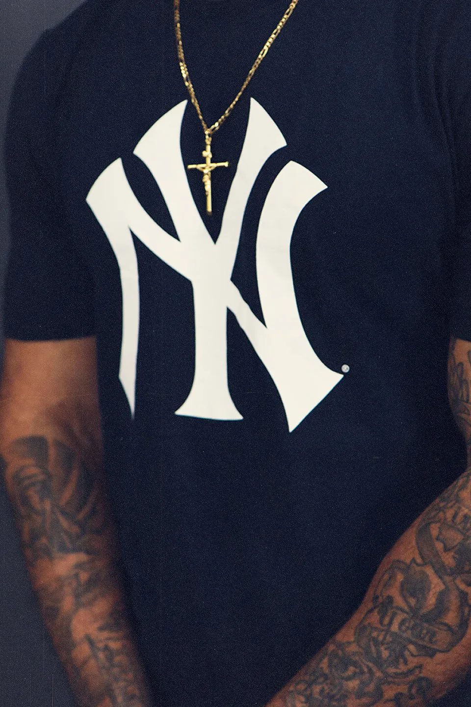 New York Yankees City Transit 59Fifty Fitted Matching Navy T-Shirt