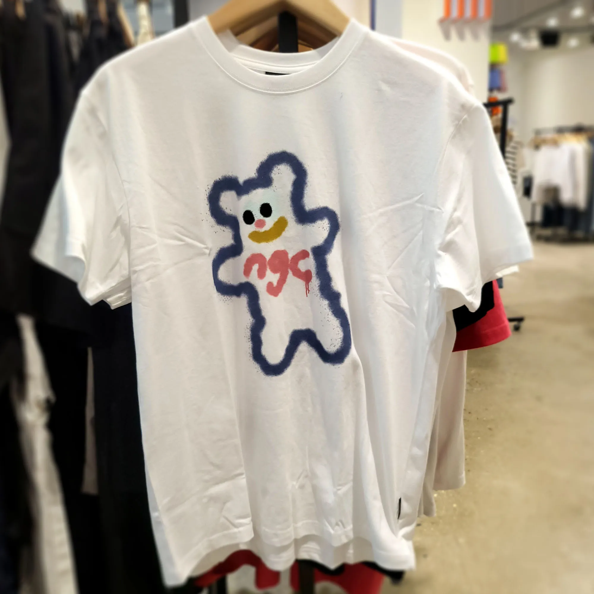 Nice Ghost Club  |[ NICE GHOST CLUB]★24SS★ SPRAY PRINT TEE