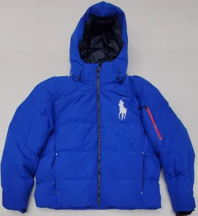 Nwt Polo Big & Tall Royal Blue Big Pony Down Jacket