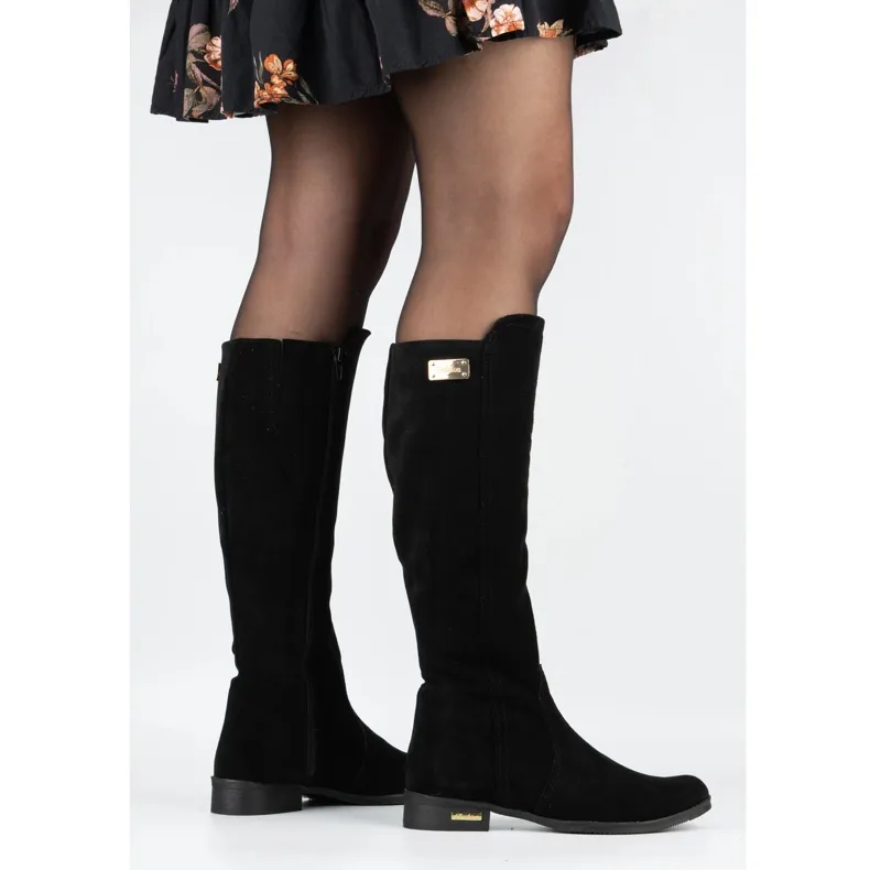 Olivier Fashionable black boots Klara