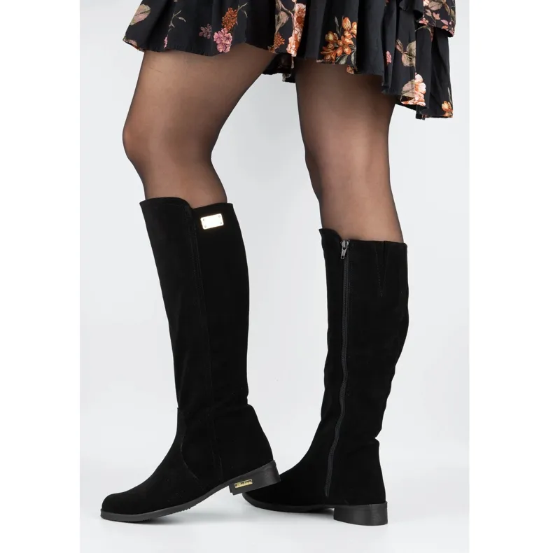 Olivier Fashionable black boots Klara