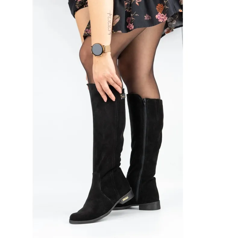 Olivier Fashionable black boots Klara