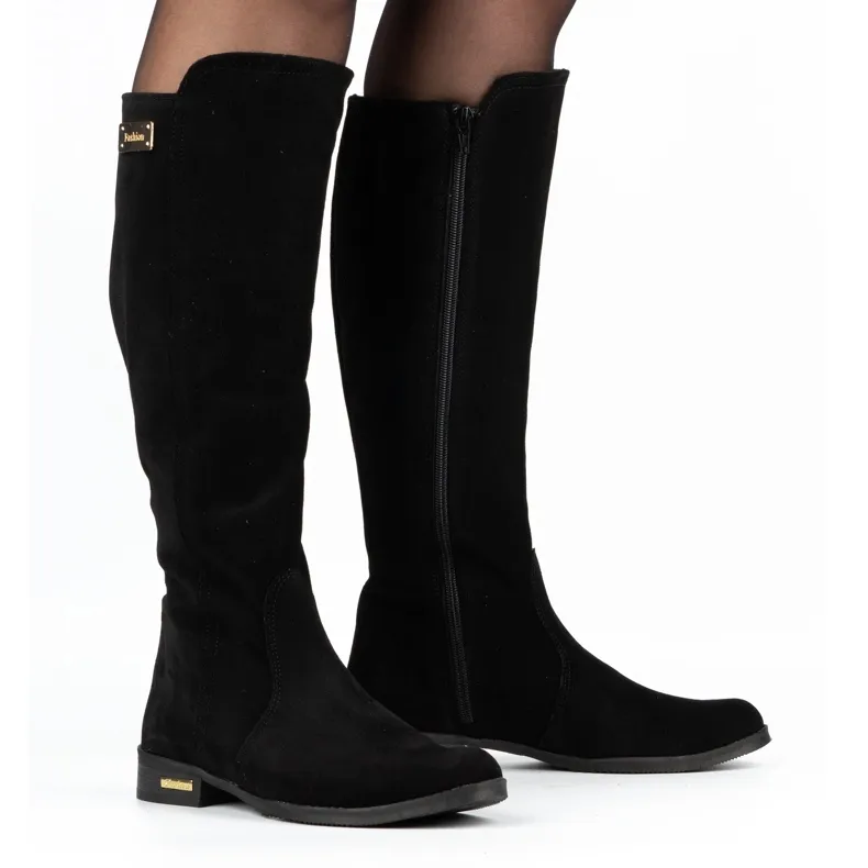 Olivier Fashionable black boots Klara