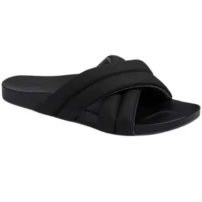 OluKai Hila Slide Sandal Black/Black (Women's)