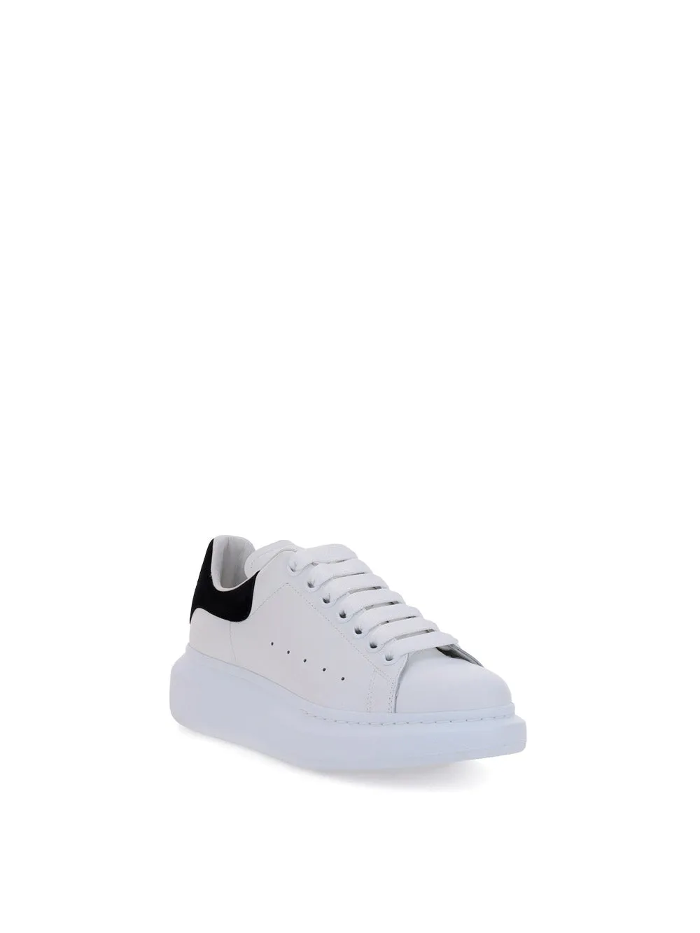 Oversized Platform Sneakers - White/Black