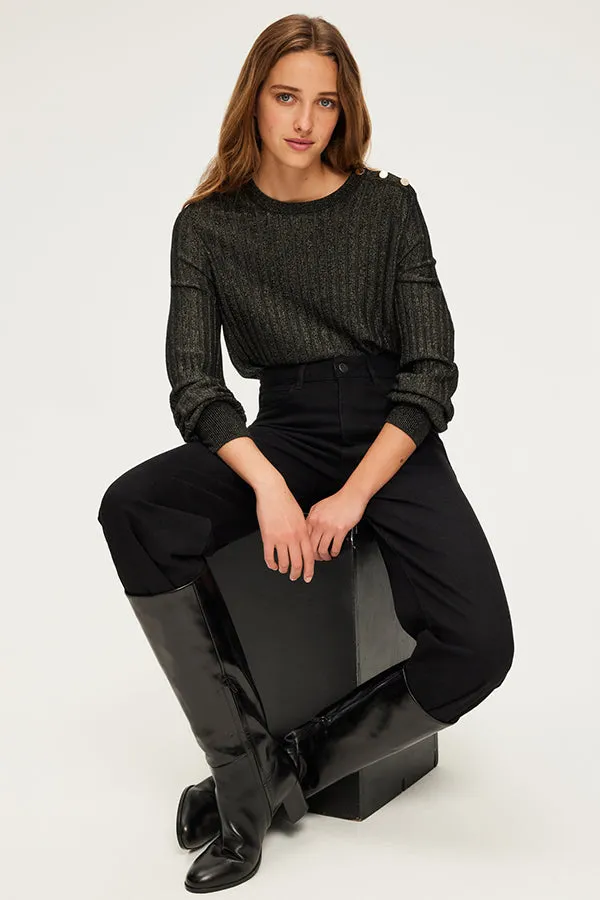 PabloJOIA RIBBED LUREX SWEATER