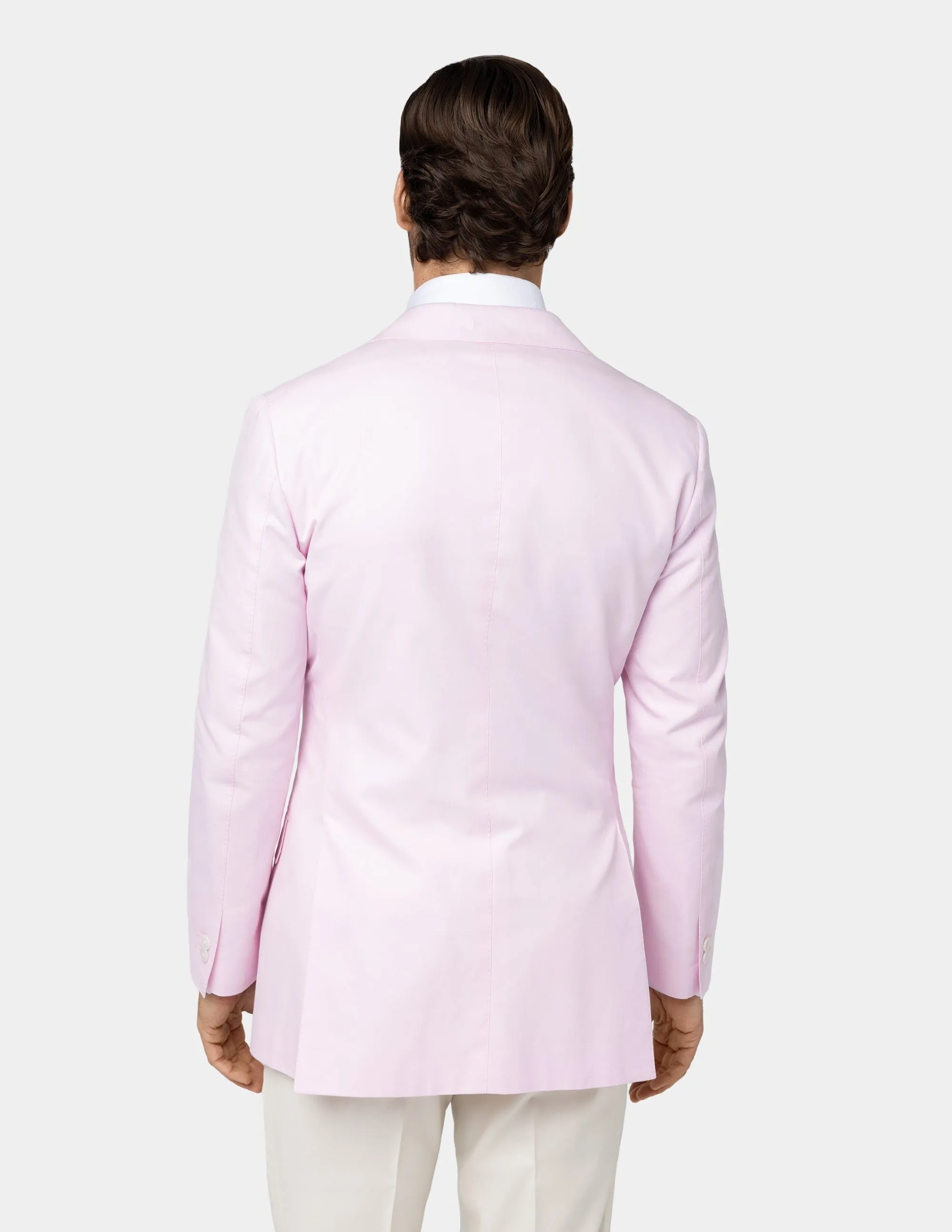 Pink Double-Breasted Jacket