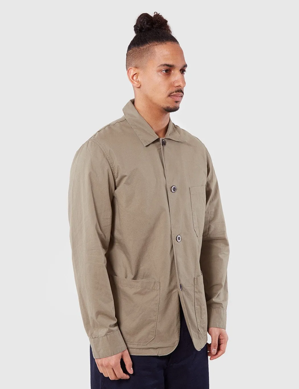 Portuguese Flannel Labura Jacket - Olive Green