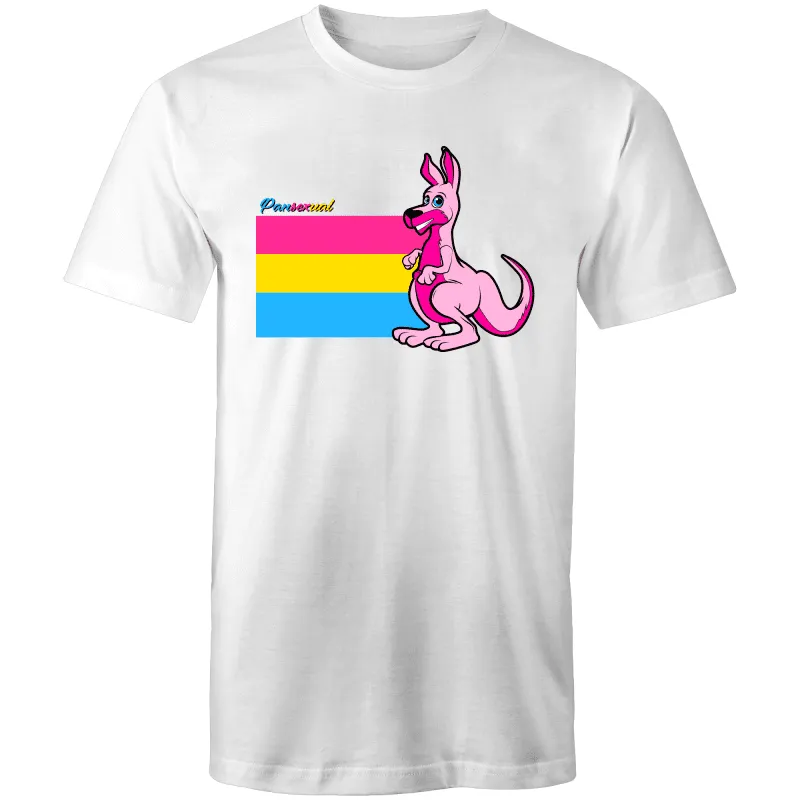 Rainbow Roo Pansexual Kangaroo T-Shirt Unisex (P006)