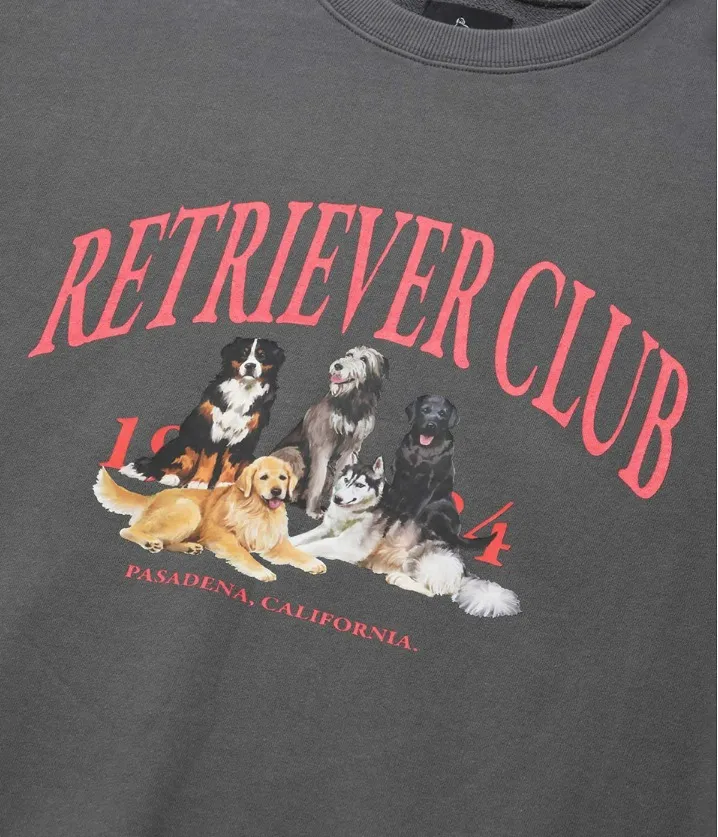 Retriever Club  |Unisex Street Style Long Sleeves Sweatshirts