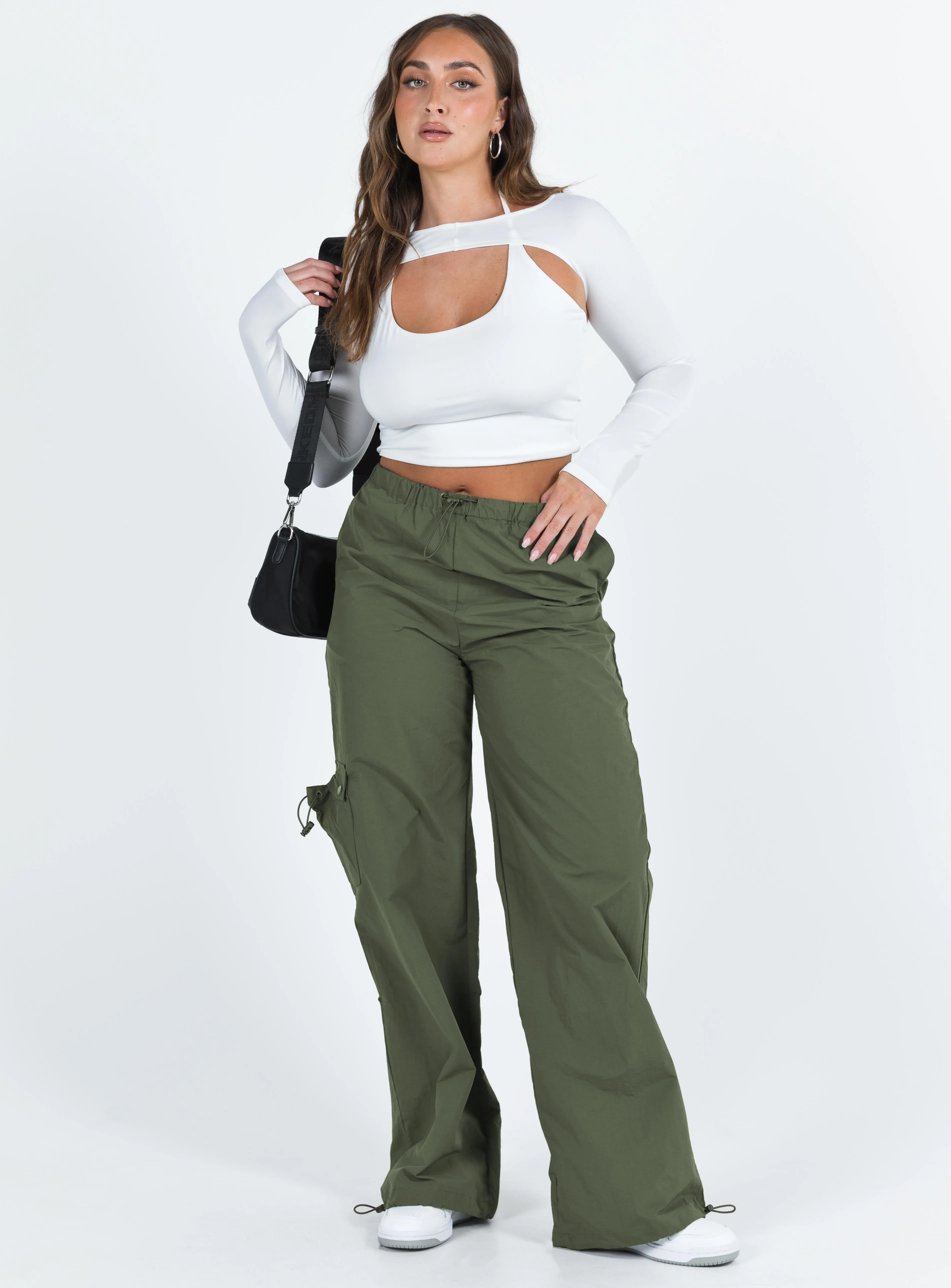 Rossetto Cargo Pants Olive Green