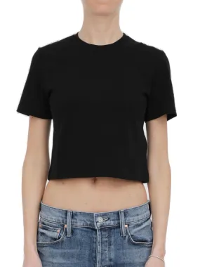 Saint Laurent Short-Sleeved Cropped T-Shirt