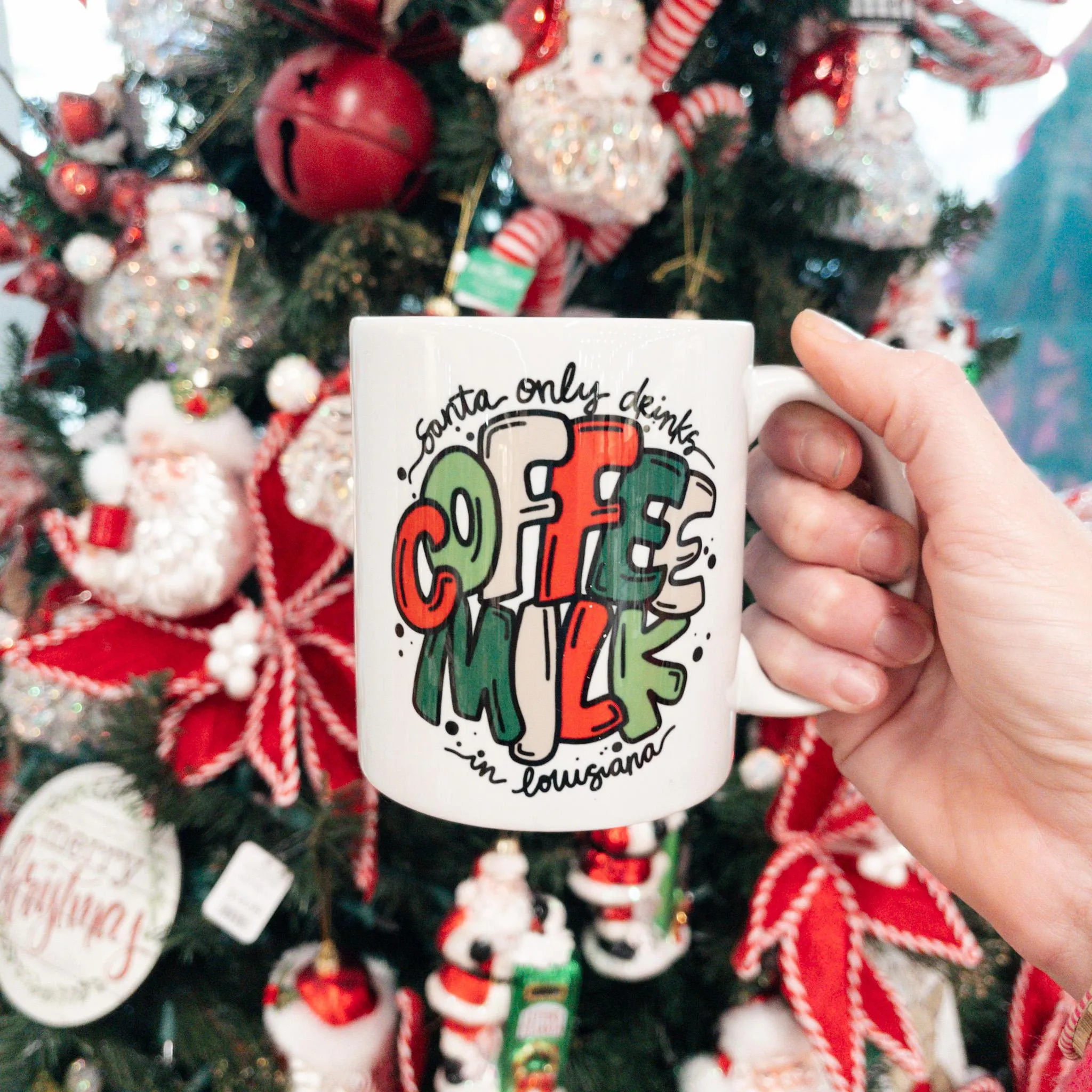 Santa's Coffee Milk Mug