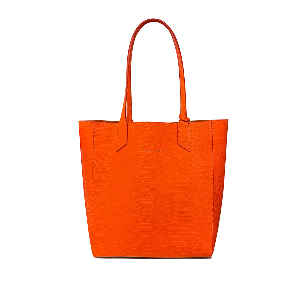 Sarah orange neon tote