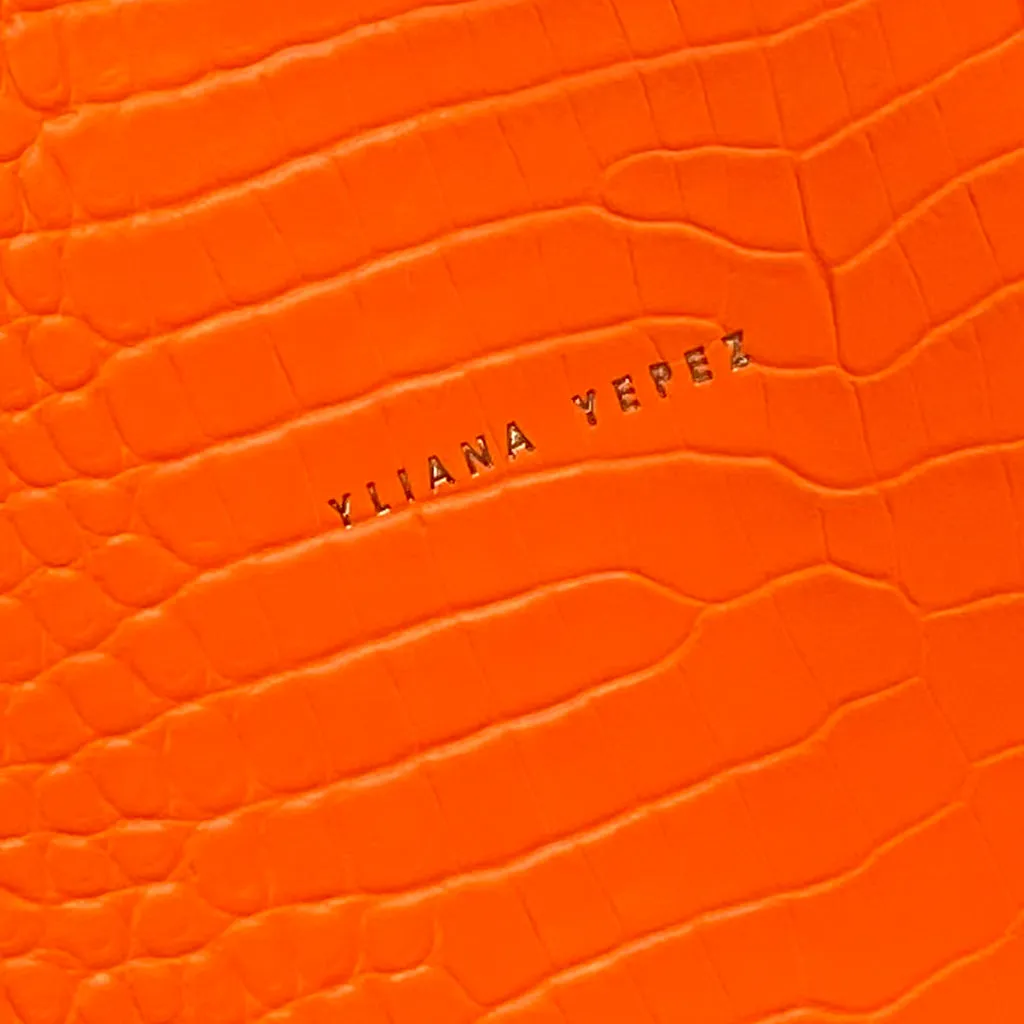 Sarah orange neon tote