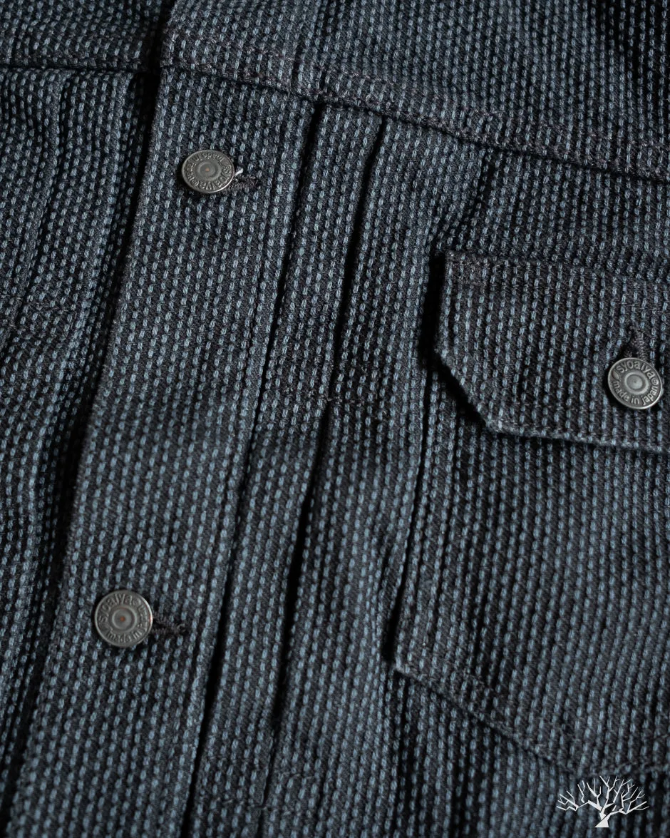 Sashiko Type 2 Jacket - Grey x Black