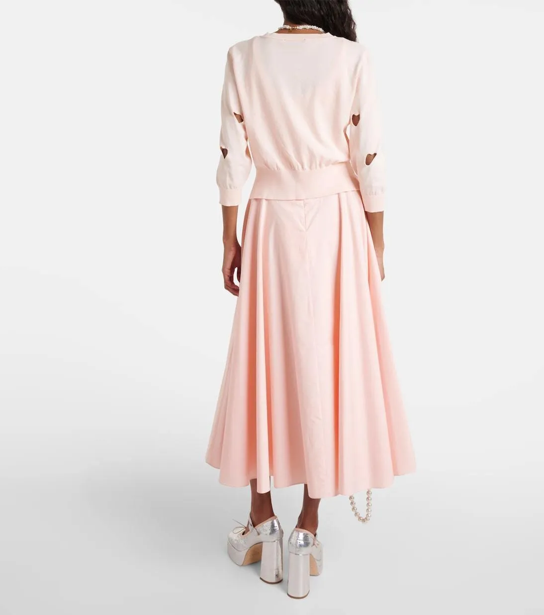 Simone Rocha  |Heart Casual Style Long Sleeves Party Style Elegant Style