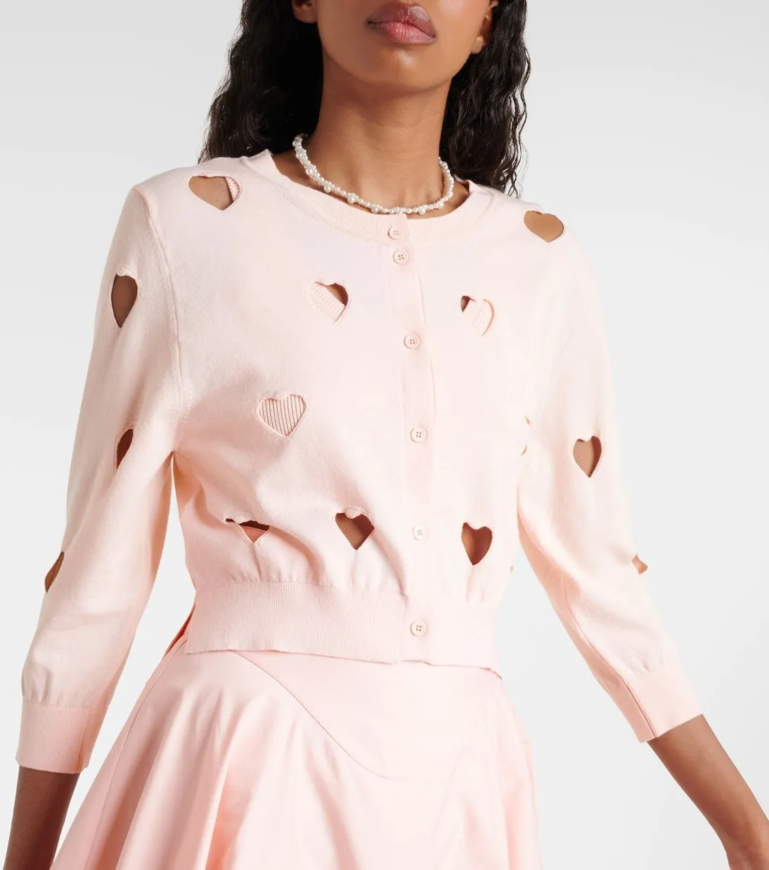 Simone Rocha  |Heart Casual Style Long Sleeves Party Style Elegant Style