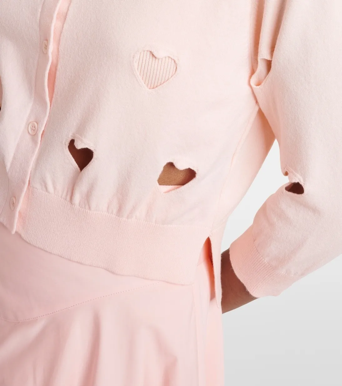 Simone Rocha  |Heart Casual Style Long Sleeves Party Style Elegant Style