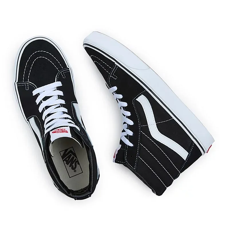 SNEAKERS VANS DONNA SK8-HI BLACK/WHITE VN000D5IB8C