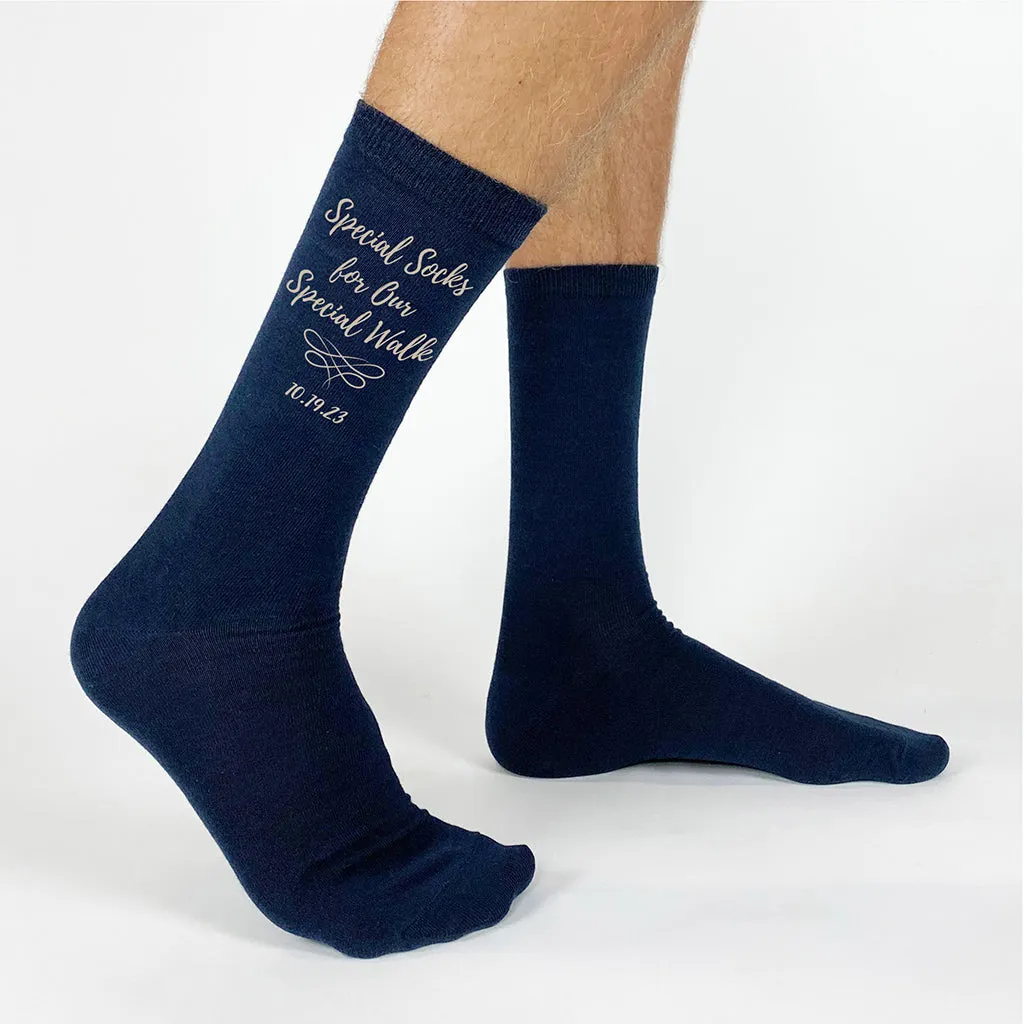 Special Socks - Special Walk, Father of the Bride Socks