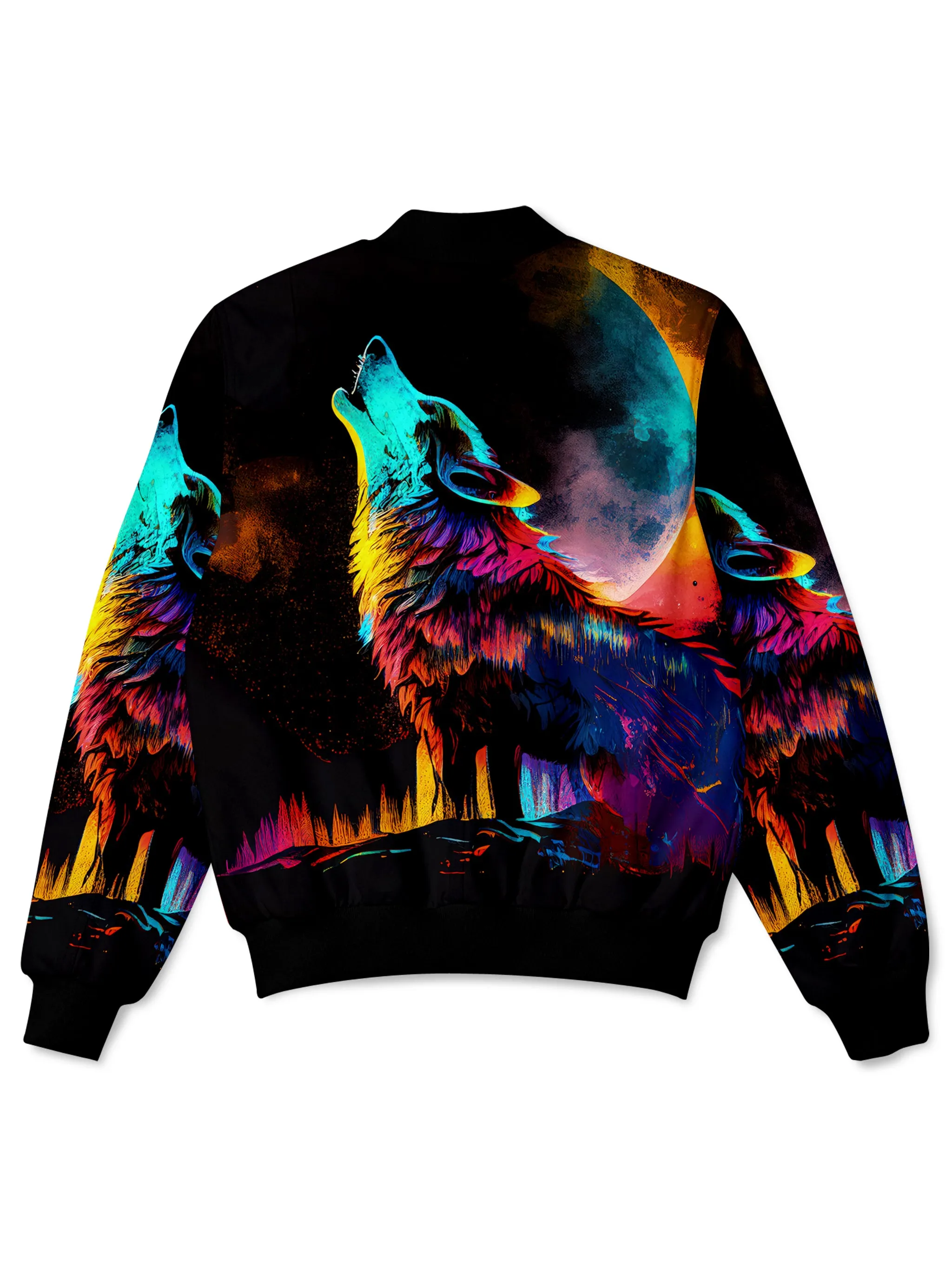 Spirit Wolf Bomber Jacket