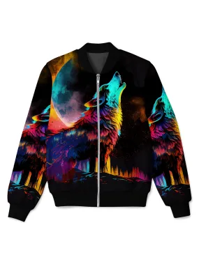 Spirit Wolf Bomber Jacket