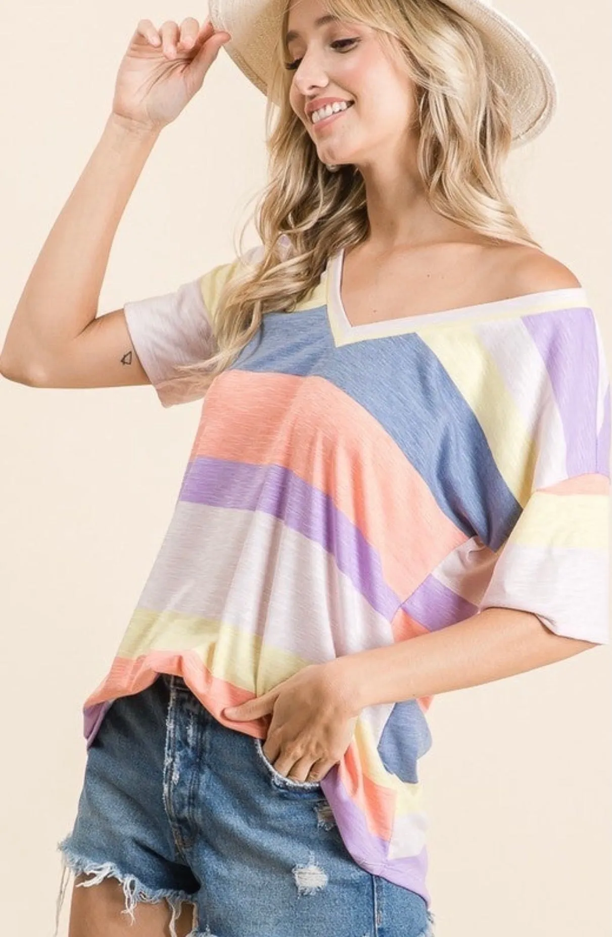 Spring Stripe Tee