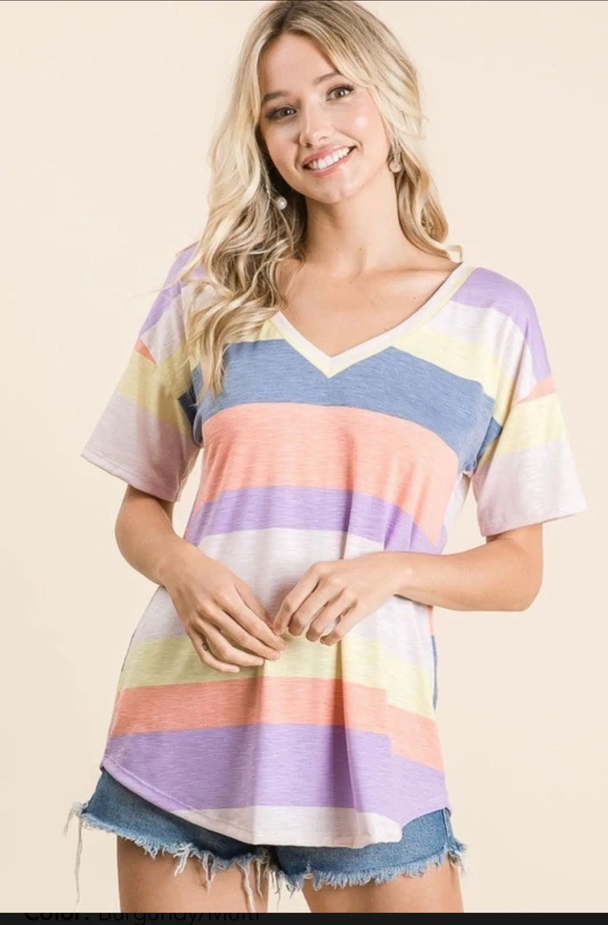 Spring Stripe Tee