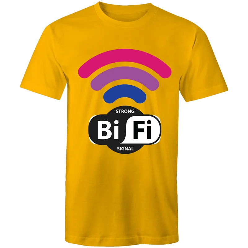 Strong BiFi Signal Bisexual T-Shirt Unisex (B002)