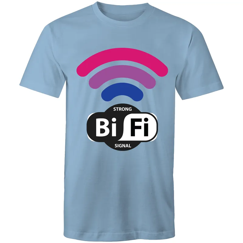 Strong BiFi Signal Bisexual T-Shirt Unisex (B002)