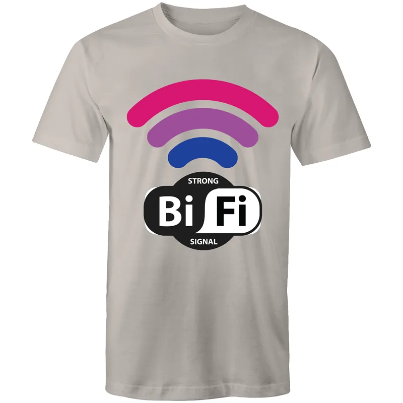 Strong BiFi Signal Bisexual T-Shirt Unisex (B002)