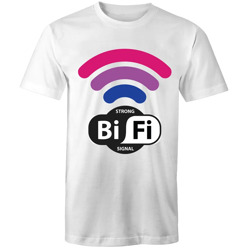 Strong BiFi Signal Bisexual T-Shirt Unisex (B002)