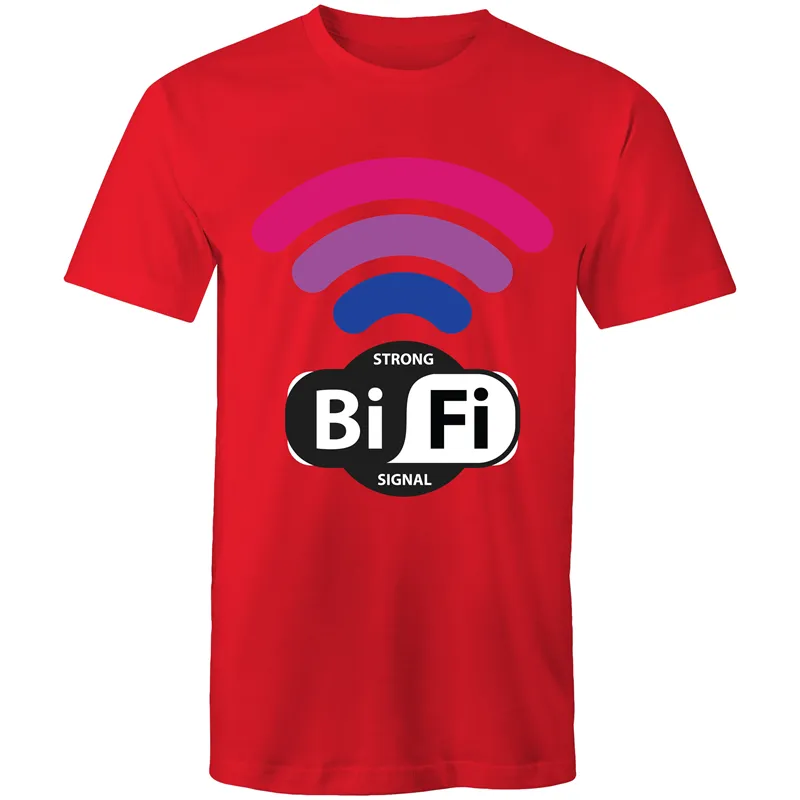 Strong BiFi Signal Bisexual T-Shirt Unisex (B002)