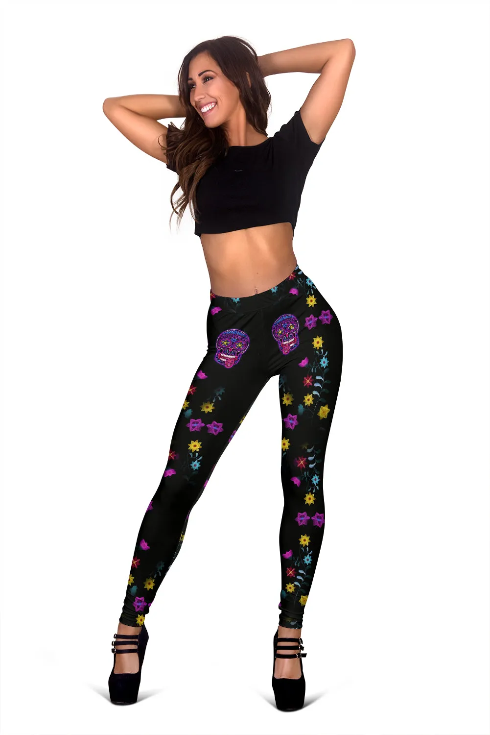 Sugar Skull Superstar Leggings