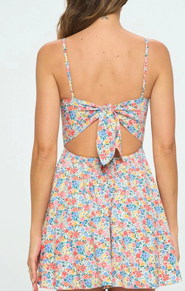 Summer field floral dress