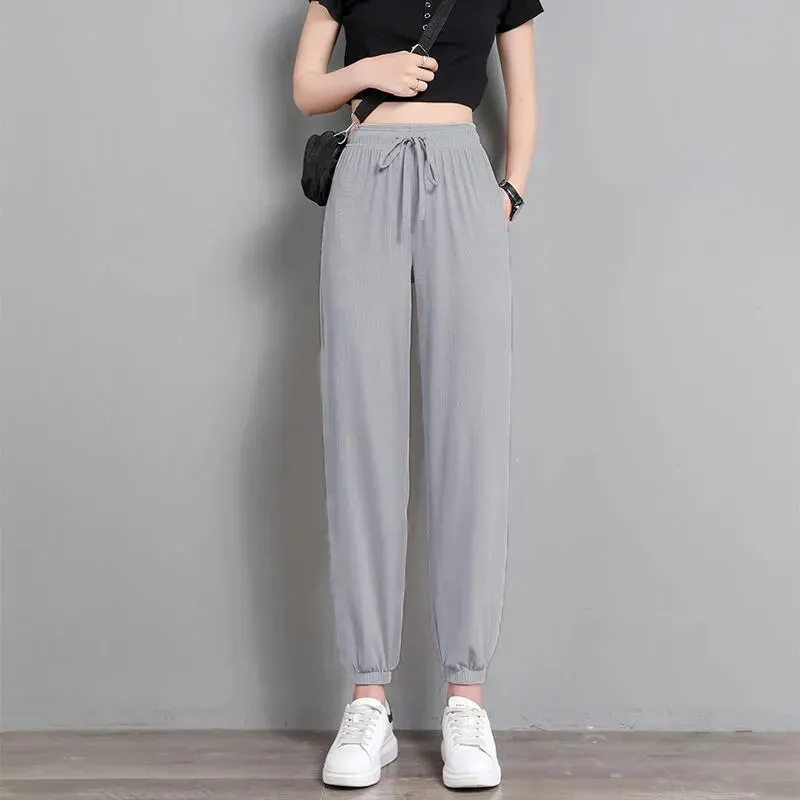 Sweatpants Baggy Pants High Waist Jogger