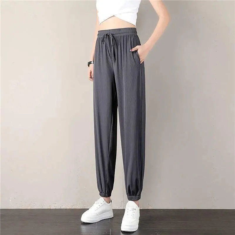 Sweatpants Baggy Pants High Waist Jogger