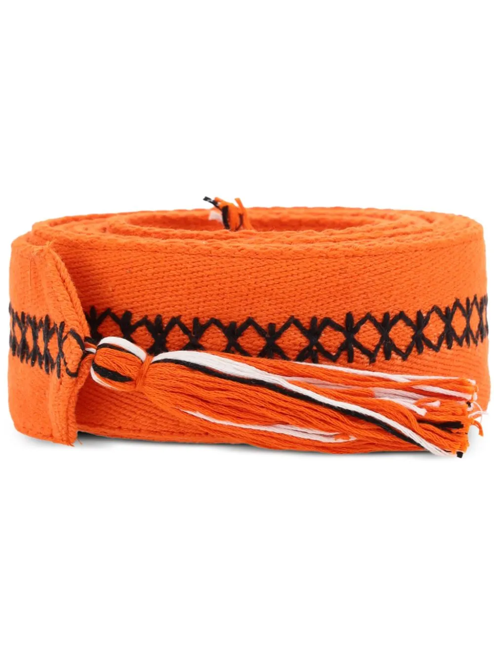 TAIEUR Ricamo belt - Orange