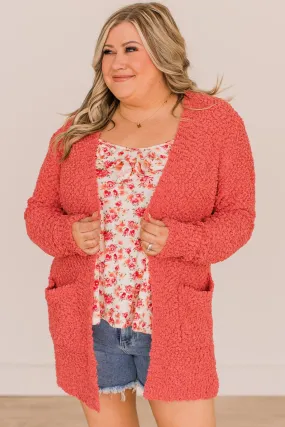 Take Another Look Popcorn Cardigan- Rose Pink