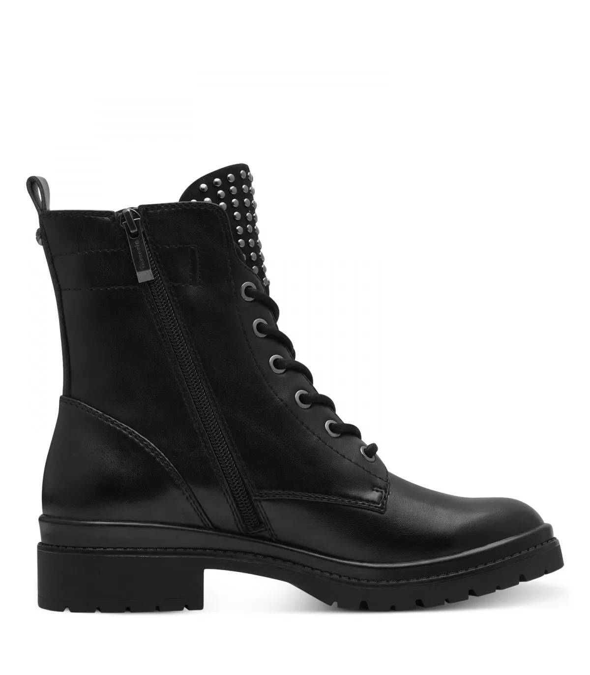 Tamaris Army Boot in Black 1-25236-43-001