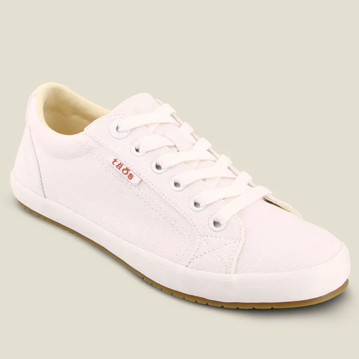 Taos Women’s Star Sneaker White Canvas