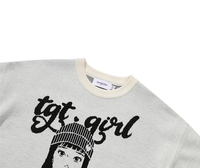 TARGETTO SEOUL  |Long Sleeves Logo V-neck & Crew neck