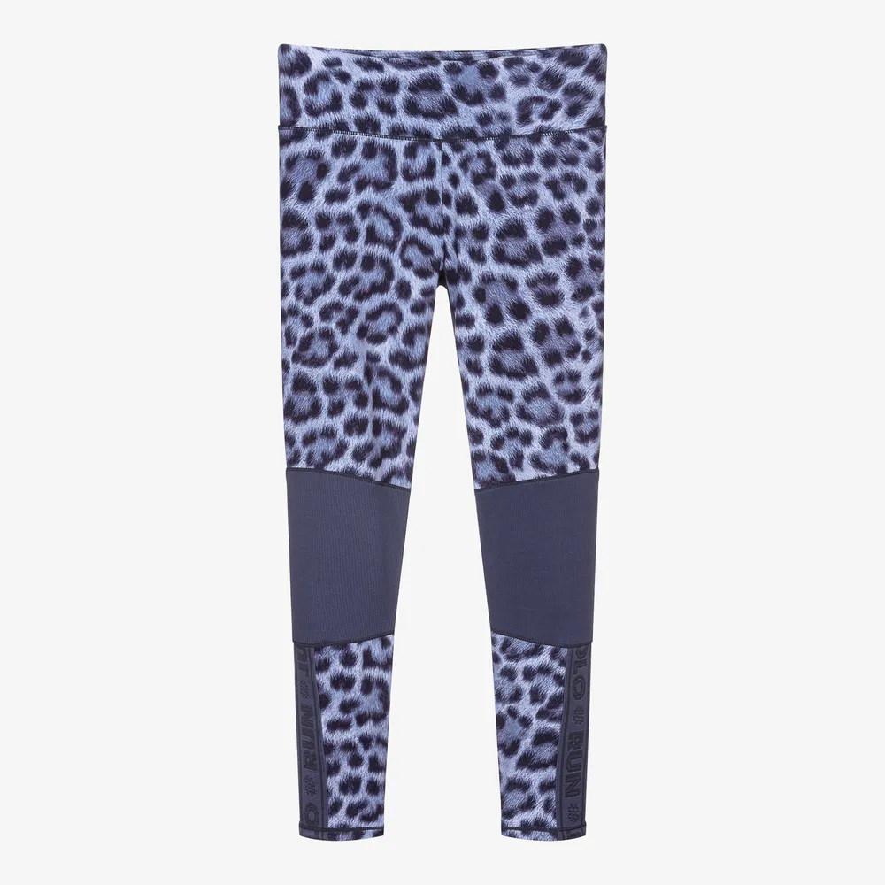 Teen Blue Leopard Leggings