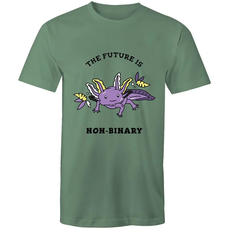 The Future is Non Binary Axolotl T-Shirt Unisex (NB003)